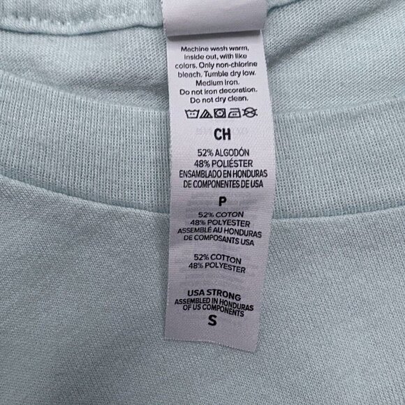 Hearsay Brewing Co. Double Sided Graphic Short Sleeve T Light Blue Men S Unisex - Picture 8 of 8